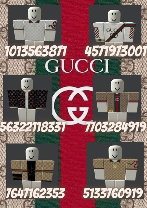 Roblox Gucci clothes free